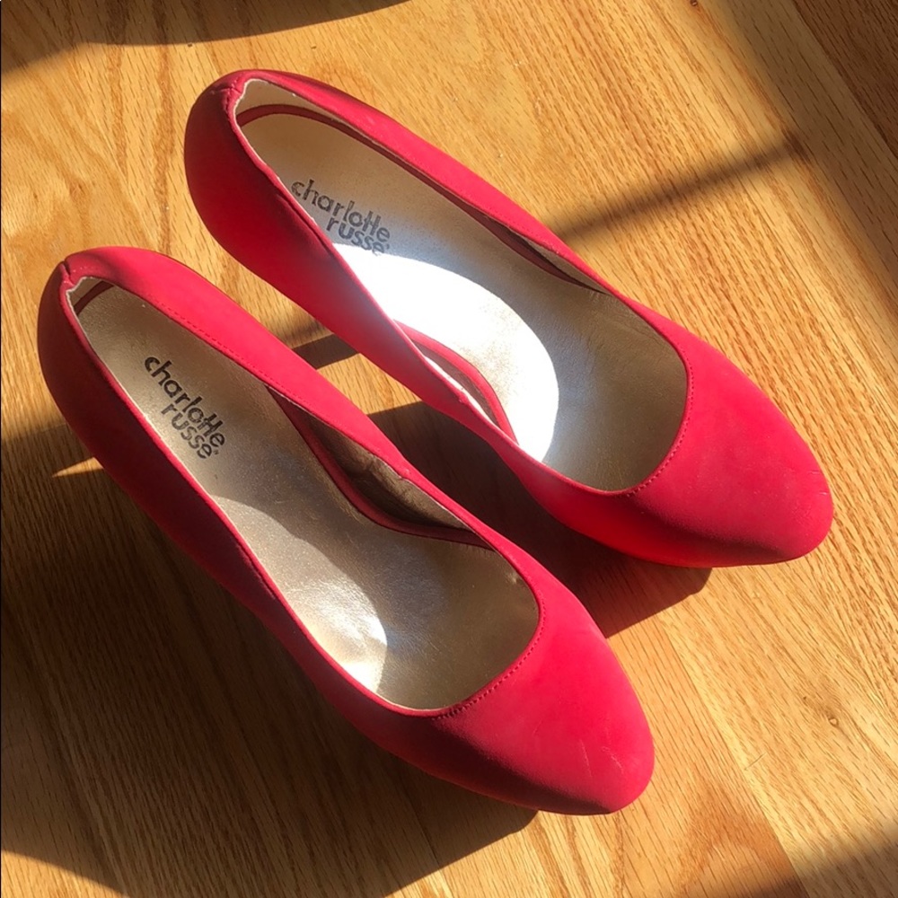 Charlotte Russe Red Pumps